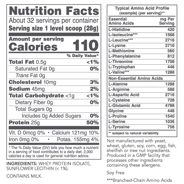 Whey Protein Isolate