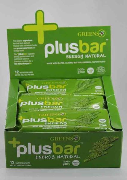 Greens Plus Natural Energy Bars Box of 12 ,Greens Plus, Greens+, Natural Energy Bar, Natural Bar, Superfoods, energy bar, healthy snack, meal replacement