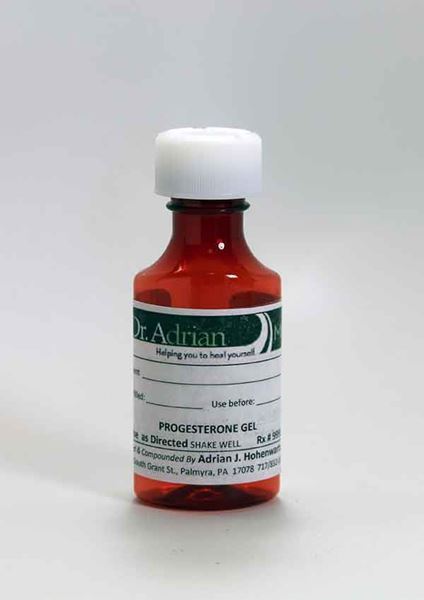 Dr Adrian's Progesterone Bioidentical Hormone Replacement Therapy, Topical Gel compounded by Dr Adrian Hohenwarter MD for patients with a valid prescription.