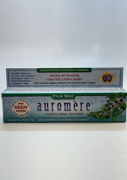 Auromère , Ayurvedic  Mint Toothpaste ,Auromère, Ayurvedic Toothpaste, mint,, fluoride free, dental health, teeth, oral health