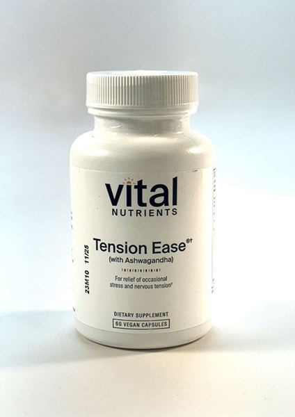Vital Nutrients, Tension Ease, Nervous, Tension, stress, Anxiety, calm, Sensoril,