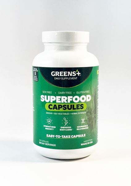 Greens+ Original Superfood Capsules, Supplement Palmyra - Dr Adrian MD, Detoxification, Immunity