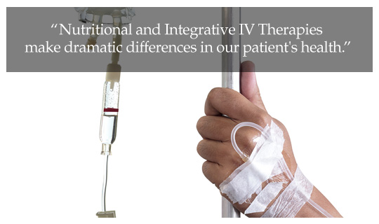 Intravenous treatments and shots